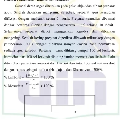 Gambar 4.1 Skema pembacaan diferensiasi leukosit 