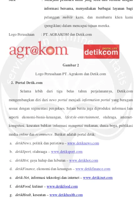 Gambar 2Logo Perusahaan PT. Agrakom dan Detik.com