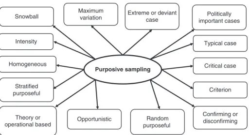 Fig. 4.2 Types of purposive sampling