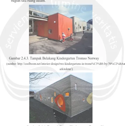 Gambar 2.4.4. Tampak Depan Kindergarten Tromso Norway 