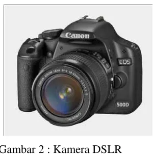 Gambar 2 : Kamera DSLR 