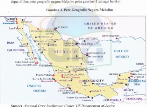 Gambar 2.Petz Geografis Negara Meksiko