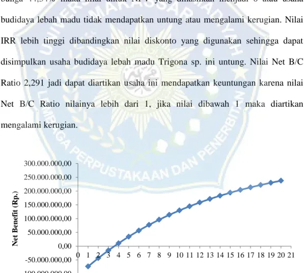 Gambar 3. Diagram Cumulative Net Benefit 