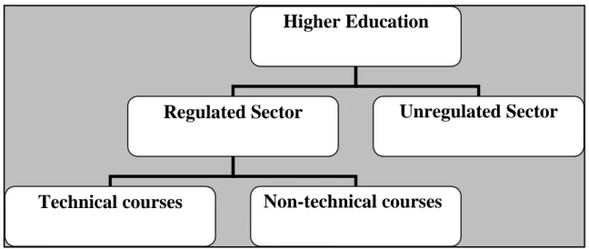 Figure 4.2- Categorization of Education Sector