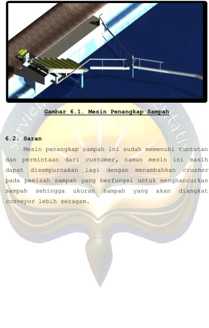 Gambar 6.1. Mesin Penangkap Sampah 
