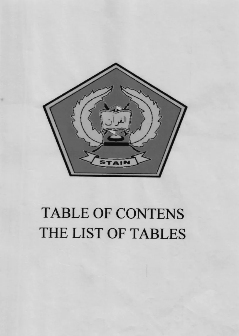 TABLE  OF  CONTENS