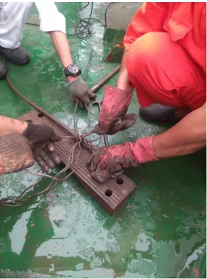 Gambar 4.2 Penggantian wire yang sudah rusak  
