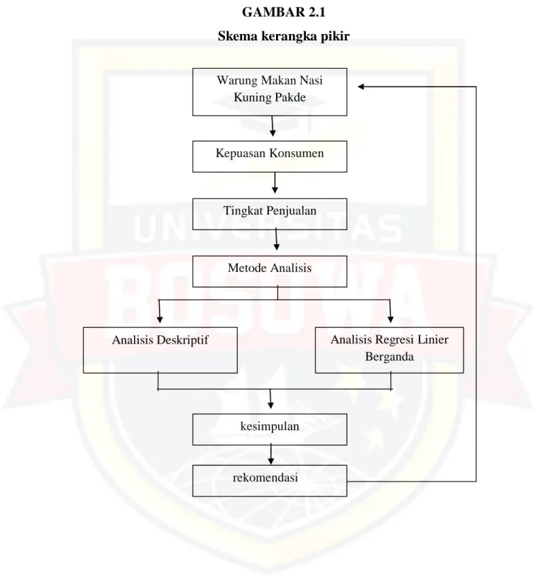GAMBAR 2.1  Skema kerangka pikir 
