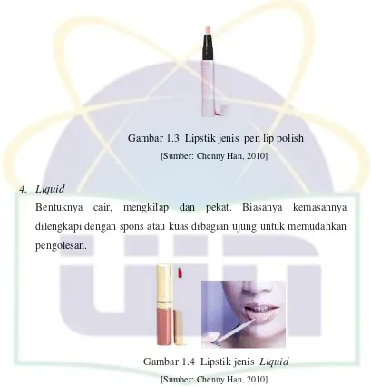 Gambar 1.3  Lipstik jenis  pen lip polish  