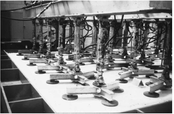 Figure 4.8  Detail of loading arrangement for fire testing of floors