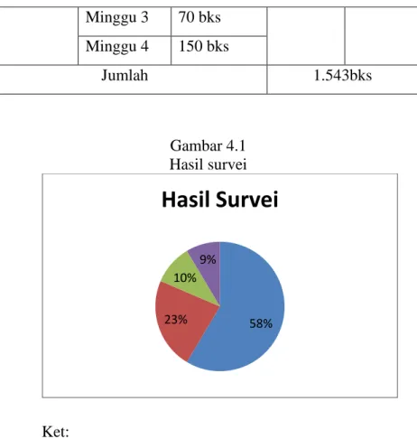 Gambar 4.1  Hasil survei 