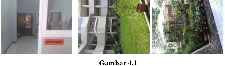 Gambar 4.1 Kantor OSIS, Gedung sekolah dan Taman 