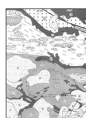 Fig. 1. Geological sketch maps of the Caraja´s Mining province redrawn from Arau´jo et al