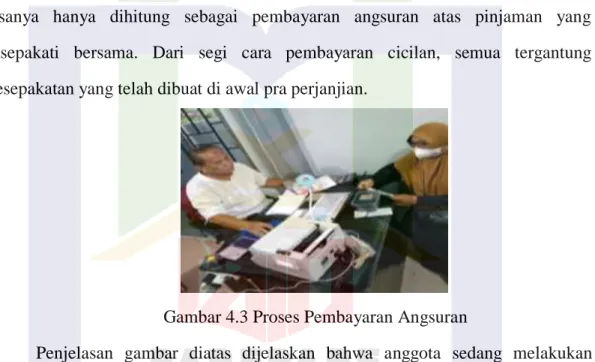 Gambar 4.3 Proses Pembayaran Angsuran 