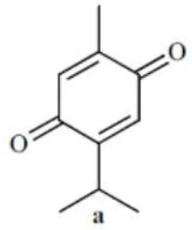 Gambar 2.3. Struktur Kimia Thymoquinon 