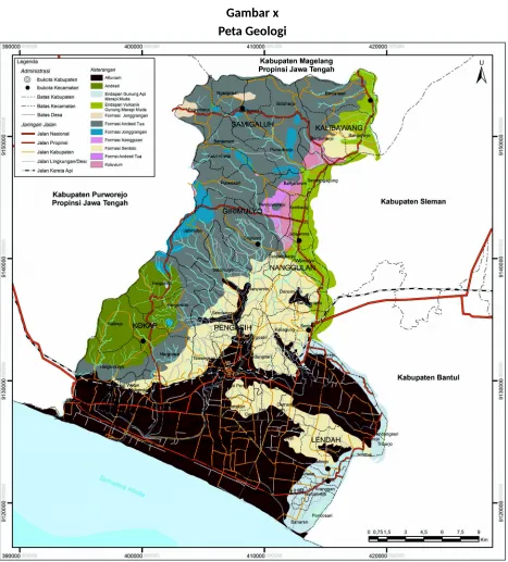 Gambar xPeta Geologi