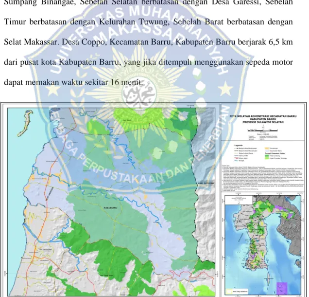 Gambar 2. Peta Kecamatan Barru 