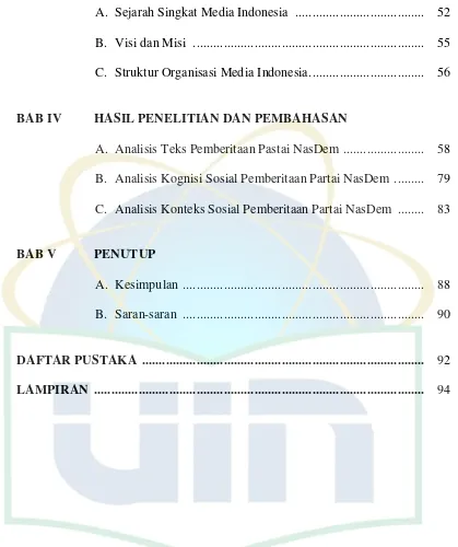 GAMBARAN UMUM MEDIA INDONESIA  