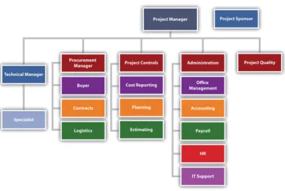 Figure 3.2 Typical Project Organization