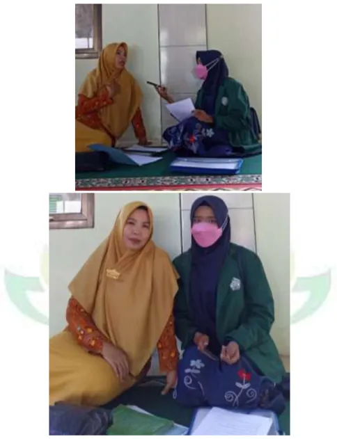 Gambar  9. Wawancara Bersama Guru PAI Kelas XI IPS 