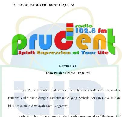 Gambar 3.1 Logo Prudent Radio 102,8 FM 