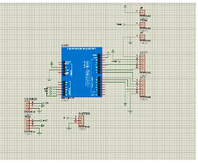 Gambar 3.3. Skematik Rangkaian Sensor Suhu LM3 