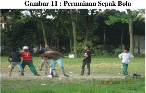 Gambar 11 : Permainan Sepak Bola 