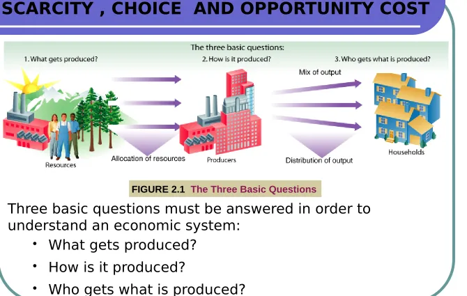 FIGURE 2.1  The Three Basic Questions