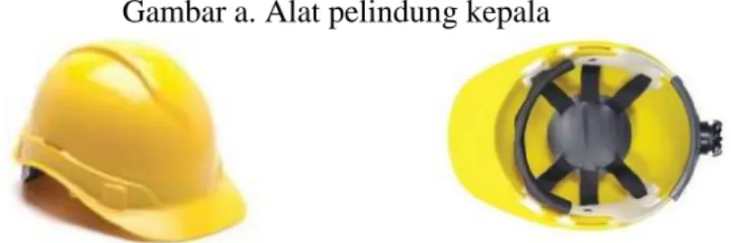 Gambar a. Alat pelindung kepala 