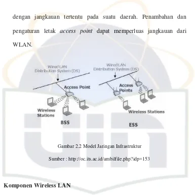 Gambar 2.2 Model Jaringan Infrastruktur 