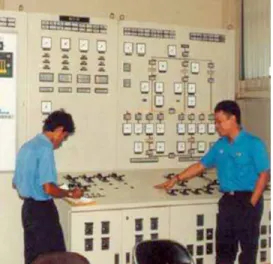 Gambar 25. Control room IPA Pejompongan   (Sumber: Pengembangan Air Minum Indonesia, 2015) 
