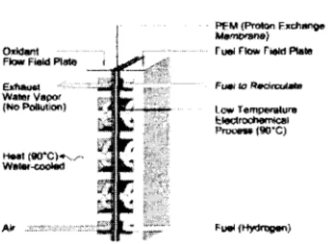 Figure  1.2:  PEl\1  fuel  cell  (Ballard  Inc.). 