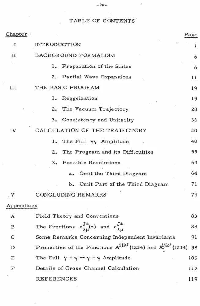 TABLE  OF  CONTENTS 