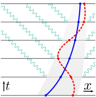 Figure 6.2.2: The same binary system shown in Figure 6.2, but with a different Cauchy foliation, related to the original by a global spatial shift.