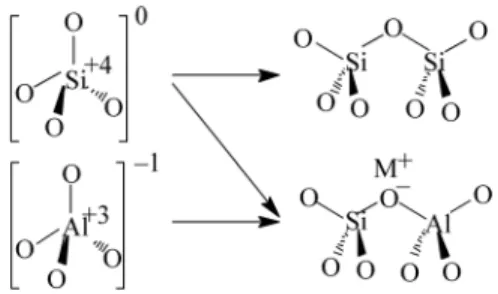 Figure 2.1  Tetrahedral zeolite precursors.  Adapted from ref. 17. 
