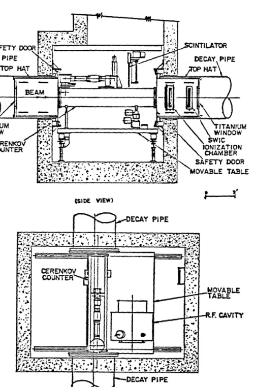 Figure 2-6:  Beam monitors  in  the expansion port. 