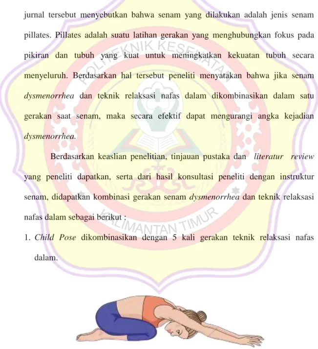 Gambar 5.1 Gerakan Child Pose  