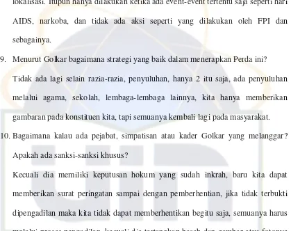 gambaran pada konstituen kita, tapi semuanya kembali lagi pada masyarakat. 