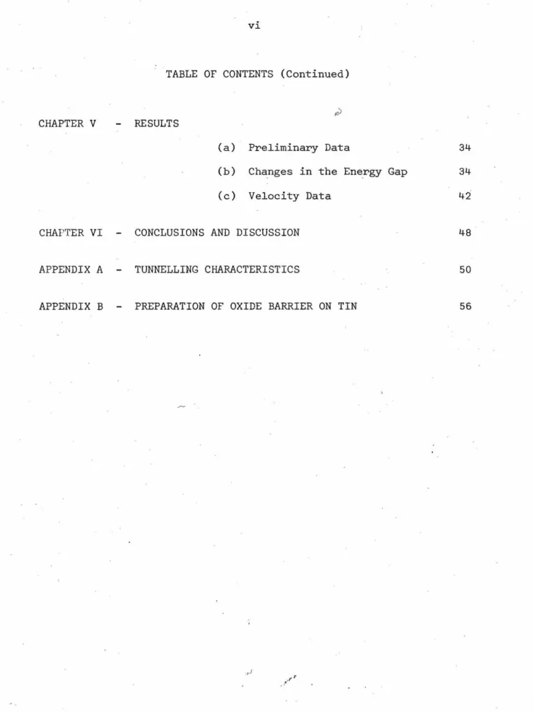 TABLE  OF  CONTENTS  (Continued) 