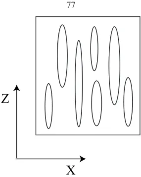 Figure 4.9: Schematic diagram showing effect of aligned cracks on elastic waves propa- propa-gating at different directions