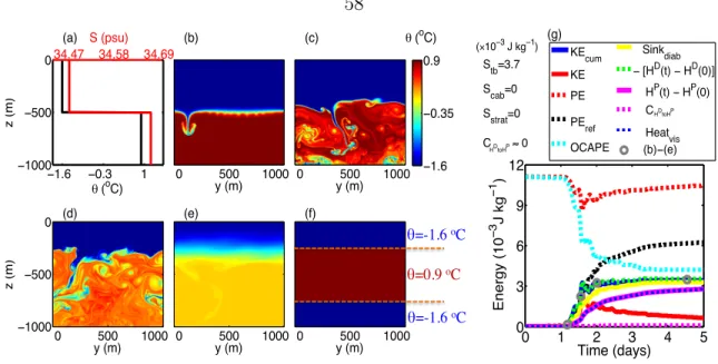 Figure 2.2: Unstratified simulation without cabbeling in the EOS, as discussed in section 2.4.1