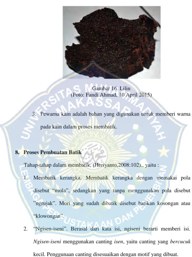Gambar 16. Lilin