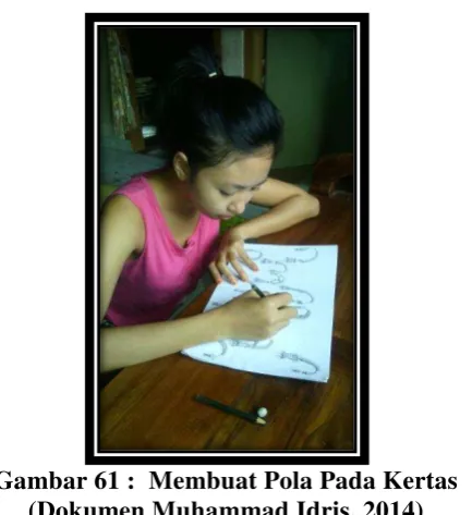Gambar 62 : Molani (pola pada kain) 