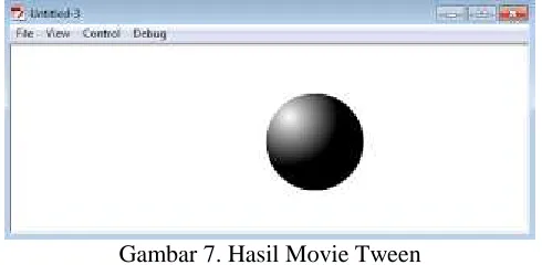 Gambar 7. Hasil Movie Tween  