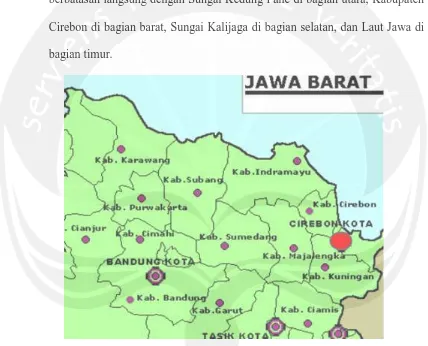 Gambar 1.1. Peta Kota Cirebon 