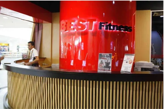 Gambar 04: Bagian Customer Service Best Fitness Plaza Medan Fair 