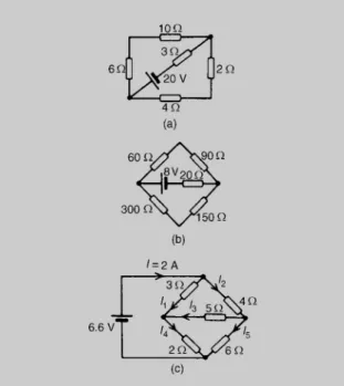 Problem 5. Figure 13.16 shows a circuit containing two sources of e.m.f., each with their internal  resist-ance