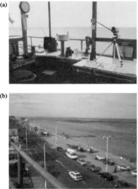 Figure 1. 4 Small 9GHz marine radars on surveillance duty. Sea Safety Group volunteers operate an expanding chain of coastal stations around the UK coasts