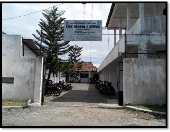 Gambar II: Lokasi SMK Negeri 2 Sewon Sumber : Dokumentasi Rusmawati, Februari 2015 