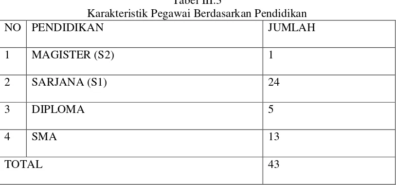 Tabel III.3 